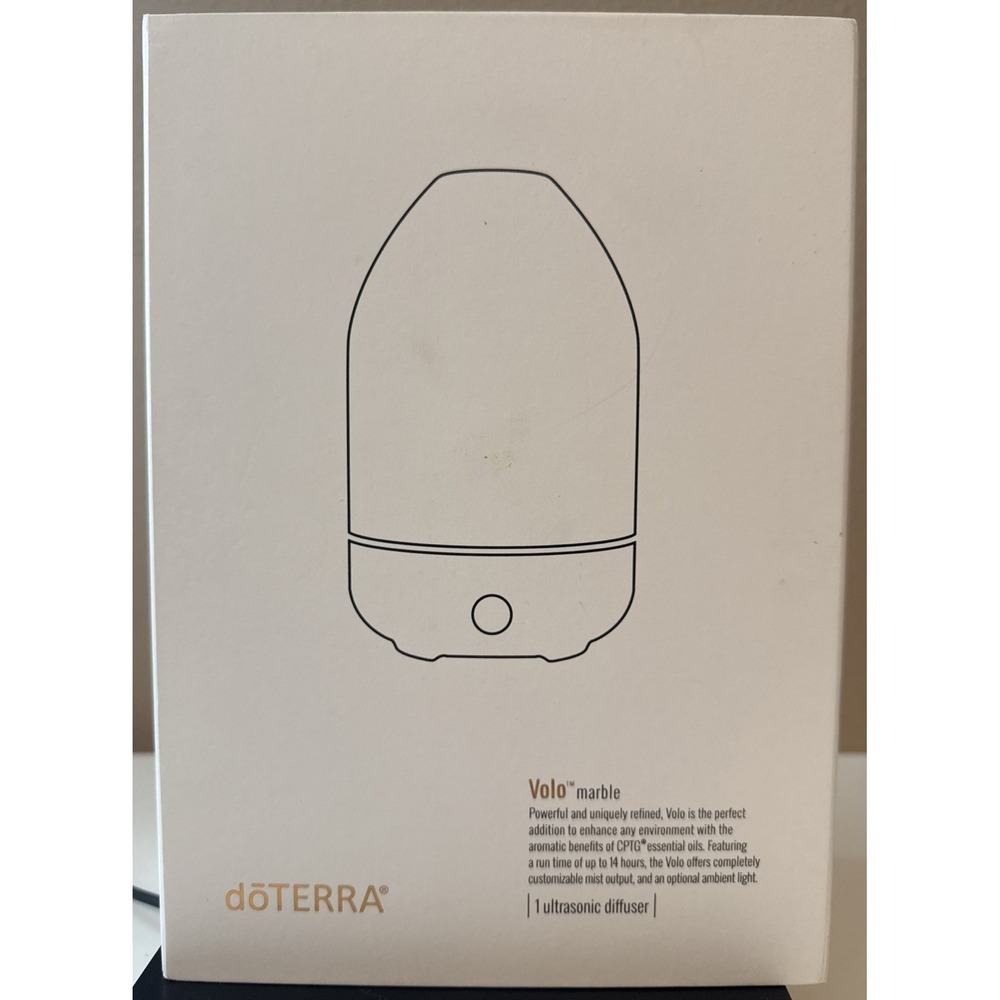 doTERRA Volo Marble Ultrasonic Essential Oil Diffuser - White